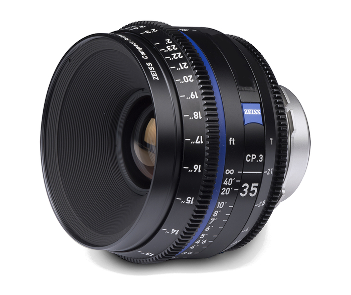 Zeiss CP3-35 CP.3 35mm T2.1 Compact Prime Lens In Feet Scale