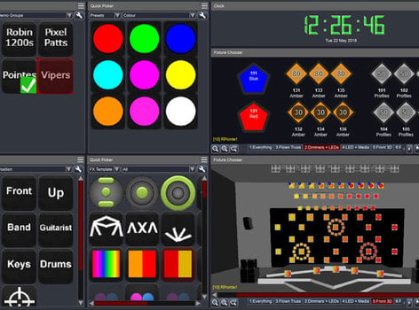 Chroma-Q CQ678-1256 Vista 3 DMX Control Software 256 Channel Dongle