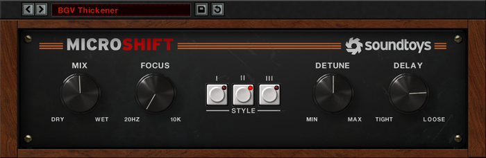 SoundToys MICRO-SHIFT-5 Classic Stereo Widening Plug-In [VIRTUAL]