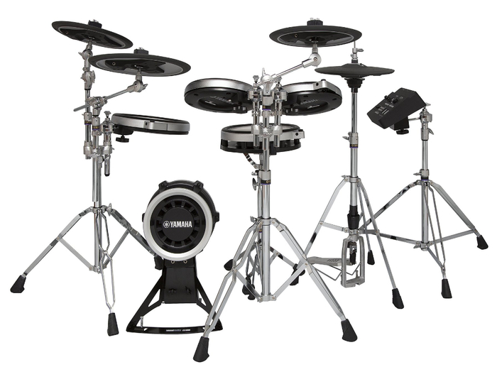 Yamaha DTX760HWK Electronic Drum Set 5-Piece Kit With TCS Snare And Tom Pads, 3 Cymbals, Stands And DTX700 Module