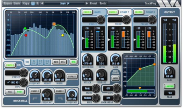 Wave Arts TRACKPLUG-DSPAAX The Ultimate Channel Strip Plug-In [VIRTUAL]