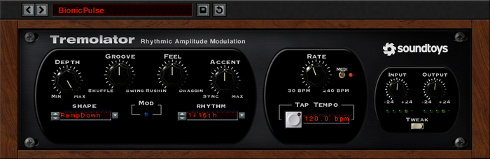 SoundToys TREMOLATOR-5 Rhythmic Amplitube Modulation Plug-In [VIRTUAL]