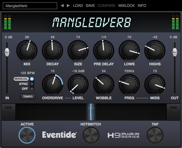 Eventide MangledVerb Reverb With Distortion [Virtual]