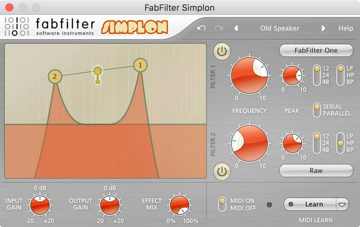 FabFilter FAB-SIMPLON Unique Filters, Easy Display [VIRTUAL]