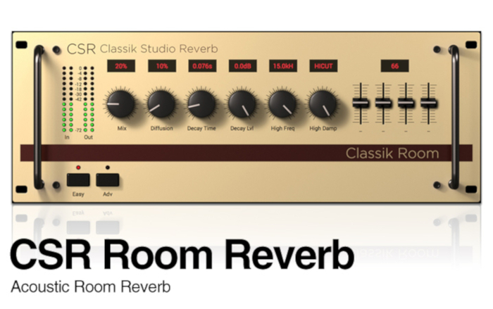 IK Multimedia T-RACKS-CSR-ROOM-RE Acoustic Room Reverb Processor [DOWNLOAD]