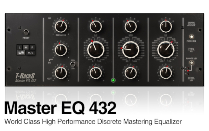 IK Multimedia T-RACKS-MASTER-EQ432 High Performance Discrete Mastering EQ [DOWNLOAD]