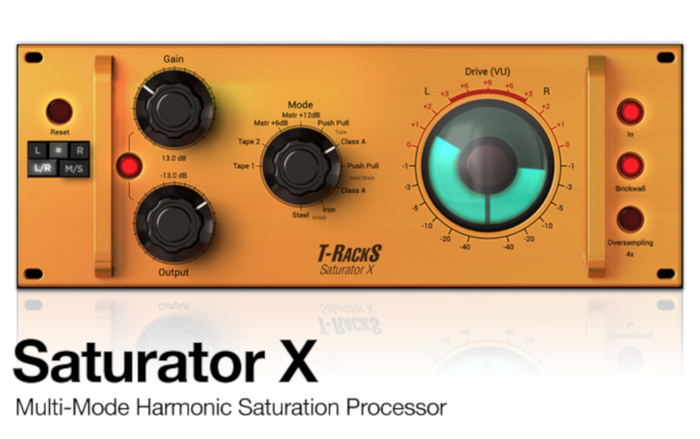 IK Multimedia T-RACKS-SATURATOR-X Multi-Mode Harmonic Saturation Processor [DOWNLOAD]