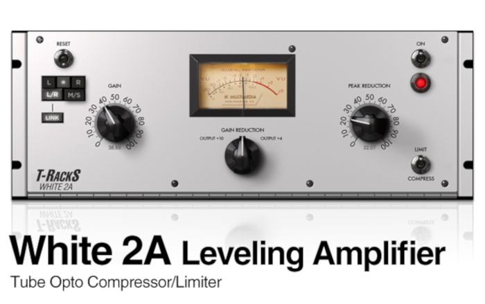 IK Multimedia T-RACKS-W-2A-LVL-AMP White 2A Tube Opto Compressor/Limiter [DOWNLOAD]