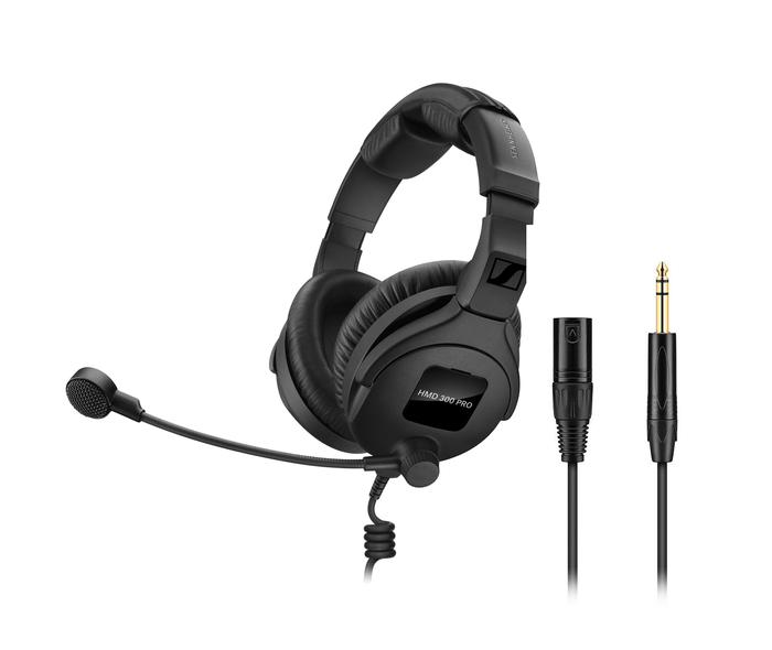 Sennheiser HMD 300 XQ-2 Dual-Ear Pro Broadcast Monitoring Headset With Cable