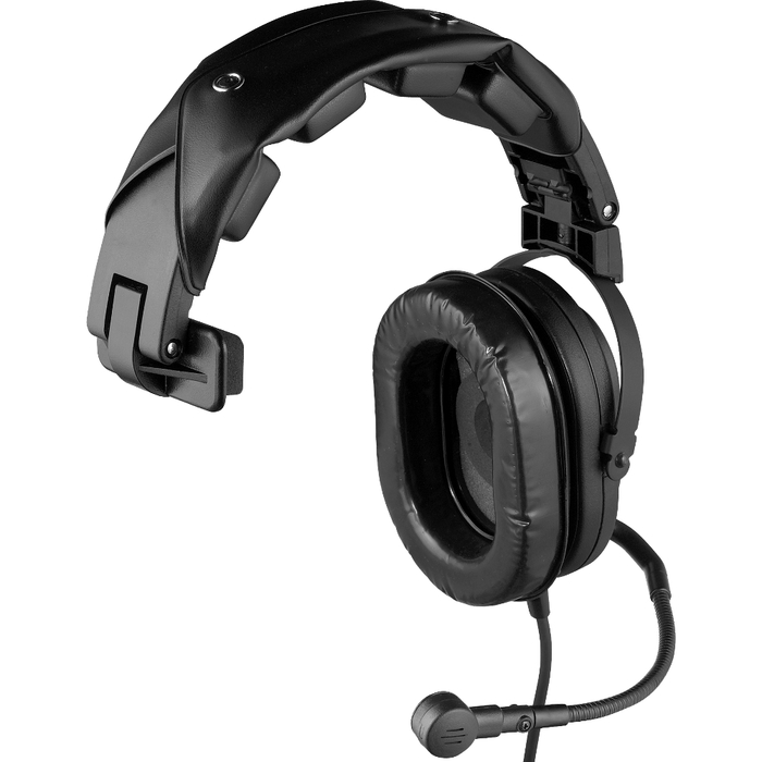 RTS HR-1-A4M Single Sided Headset With Flexible Dynamic Boom Mic