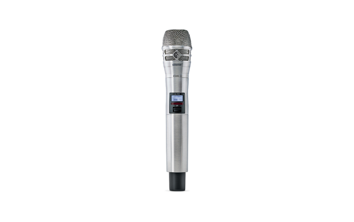 Shure ULXD2/K8N-J50A ULX-D Series Digital Wireless Handheld Transmitter With KSM8 Mic, J50A Band (572-620MHz), Nickel