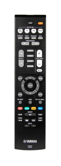 Yamaha ZZ432100 Remote Control For RX-V385