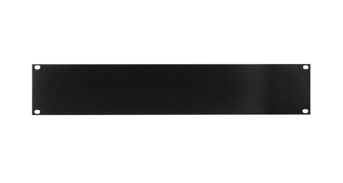 Lowell AFPB-1 Blank Rack Panel, 1 Rack Unit, Black