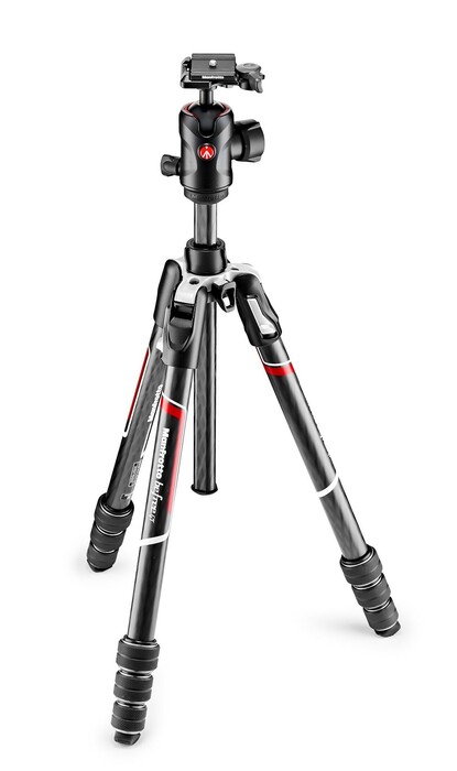 Manfrotto MKBFRTC4GT-BHUS Befree GT Travel Carbon Fiber Tripod With 496 Ball Head