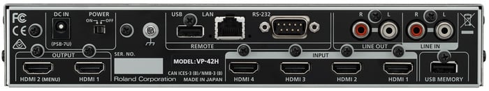 Roland Professional A/V VP-42H 4x2 HDMI Video Processor