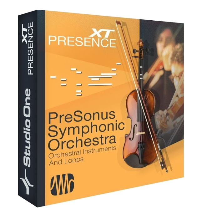 PreSonus Symphonic Orchestra Instrument Sample Library With Studio One MusicLoops (Download)