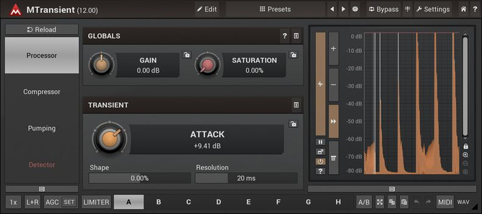 Melda MTransient Brings Punch And Attack To Any Rhythmic [download]