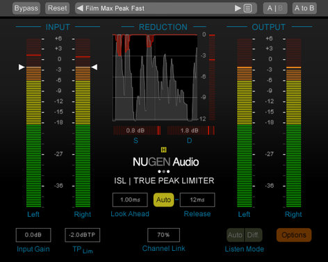NuGen Audio ISL 2ST True-Peak Limiter - Stereo [download]