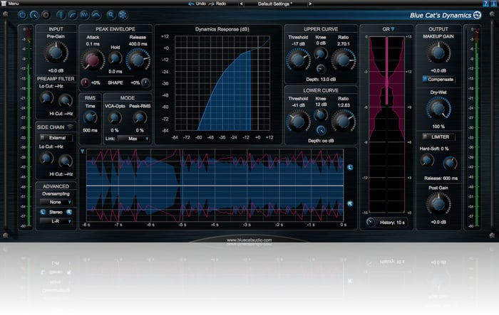 Blue Cat Audio Blue Cat Dynamics Flexible All-in-one Dynamics Processor [download]