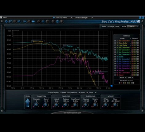 Blue Cat Audio Blue Cat FreqAnalystMulti Multi-track Spectral Analysis For Mixing [download]