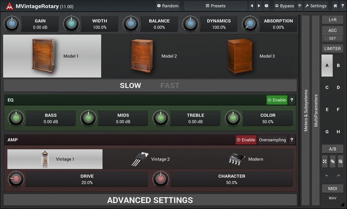 Melda MVintageRotary Advanced Leslie Cabinets Simulation [download]