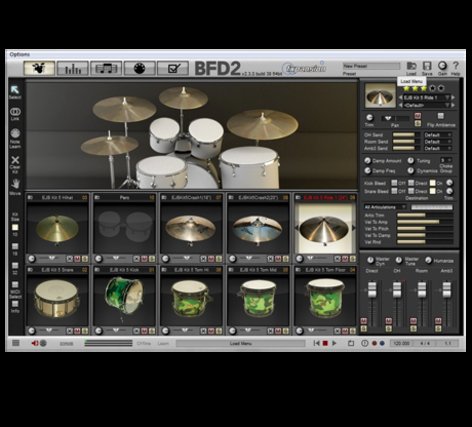 Platinum Samples Glamouflage QuickPack Drum Sample Library For BFD2 And BFD Eco [download]