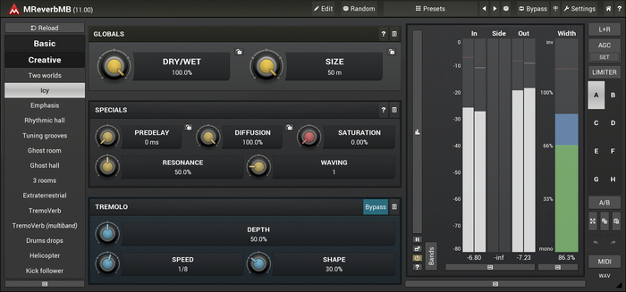 Melda MReverbMB 6 Bands To Create Unbelievable Effects [download]