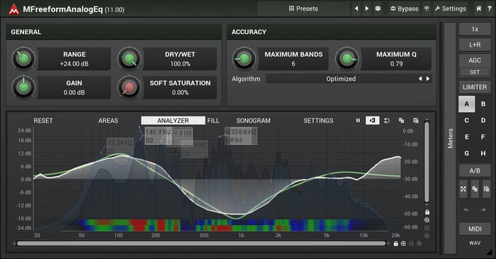 Melda MFreeformAnalogEq Freeform Filter-based Equalization [download]