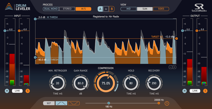 Sound Radix Drum Leveler Beat Detection-based Dynamics Processing [download]