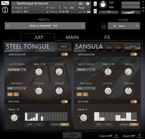SonuScore ORIGINS-VOL.1 Steel Tongue & Sansula Virtual Instrument Bundle [download]