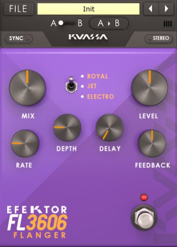 Kuassa Teknika Efektor FL3606 Flanger Virtual Flanger Stompbox [download]