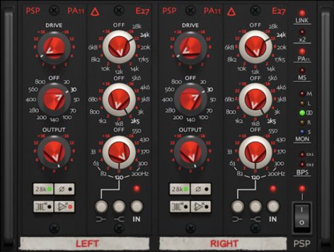 PSP PSP E27 PSP E27 A Multistage Equalizer Plug-in. [download]