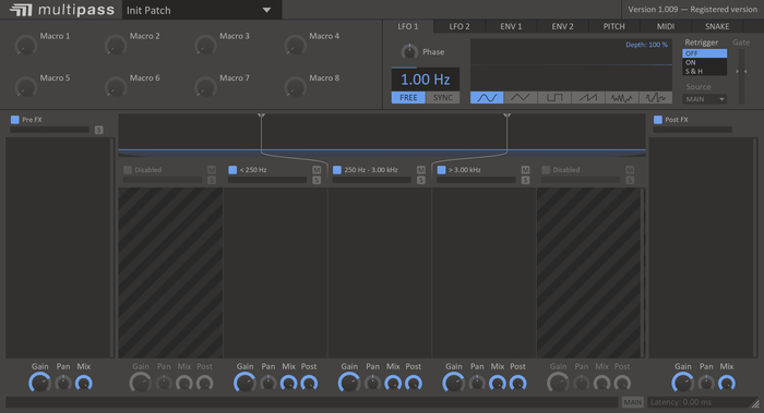 Kilohearts MULTIPASS Multiband, Band Specific Effects Processor [download]