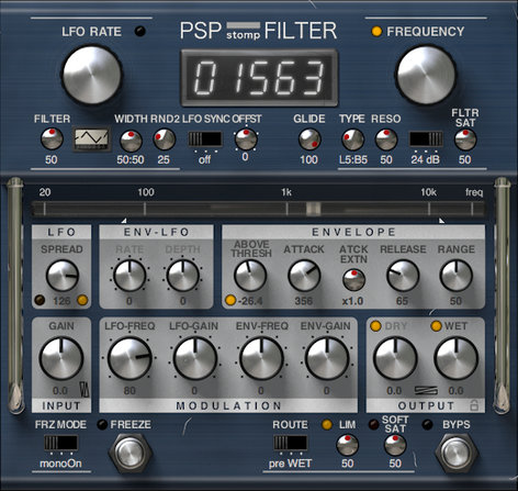 PSP PSP stompFilter A Wide Range Of Modulated Filter And Gain Sounds [download] | Full Compass Systems