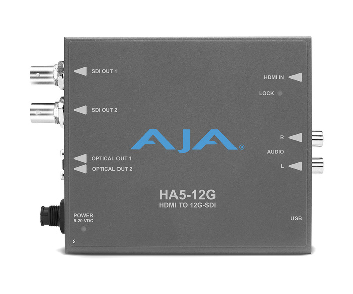 AJA HA5-12G HDMI 2.0 To 12G-SDI Converter