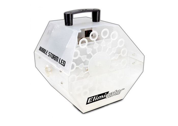 Eliminator Lighting BUBBLE-STORM-LED Clear Bubble Machine With LED