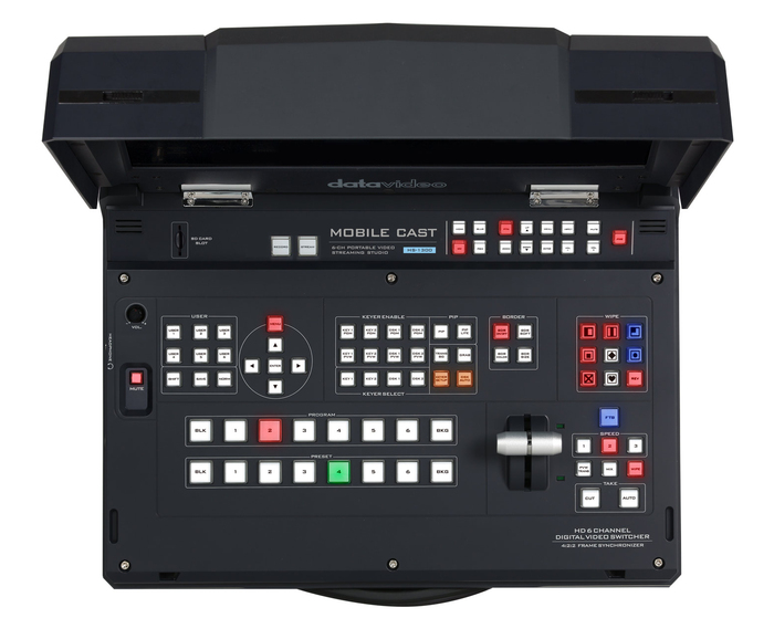 Datavideo HS-1300 6-Channel HD Portable Video Streaming Studio