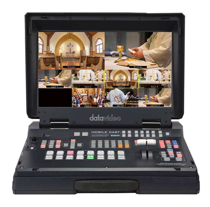 Datavideo HS-1300 6-Channel HD Portable Video Streaming Studio