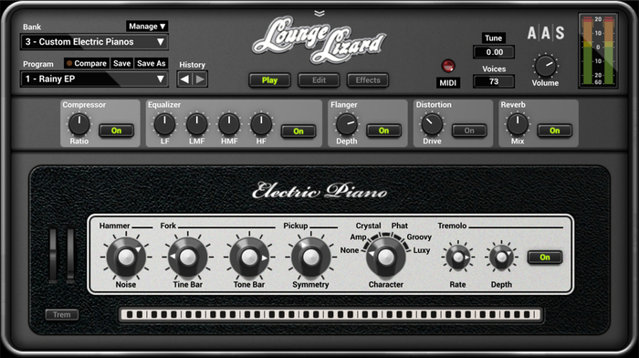 Applied Acoustics Systems LOUNGE-LIZARD-EP4 Lounge Lizard EP4 Electric Piano Virtual Software Instrument