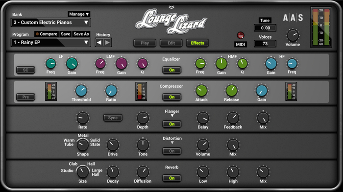 Applied Acoustics Systems LOUNGE-LIZARD-EP4 Lounge Lizard EP4 Electric Piano Virtual Software Instrument