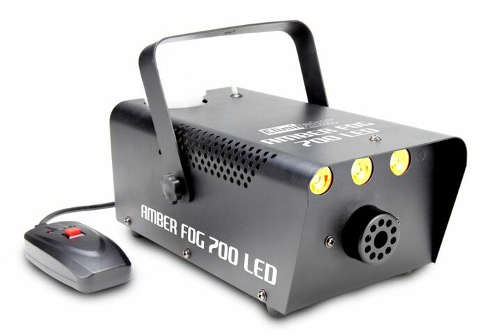 Eliminator Lighting AMBER-FOG-700 700 Watt Fog Machine With 3-3 Watt Leds