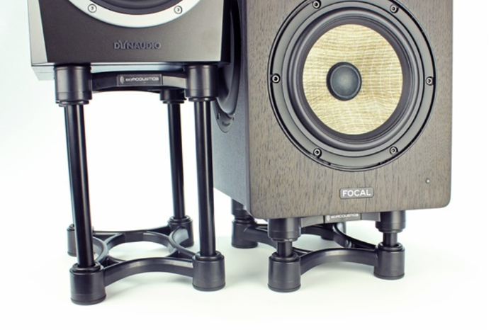 IsoAcoustics ISO-155-PR Pair Of Isolation Stands For Medium Speakers And Studio Monitors