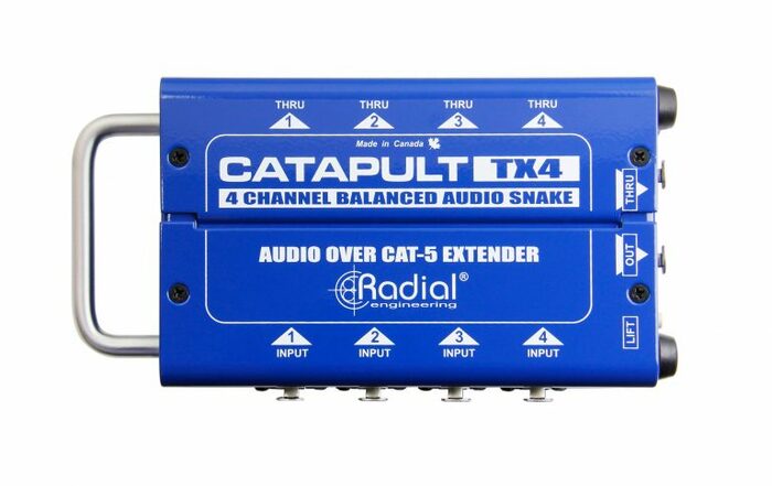 Radial Engineering CATAPULT-TX4 4-Channel Balanced Cat 5 Modular Audio Snake