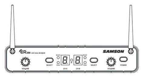 Samson SWCR288-H CR288 Receiver Only - H Band