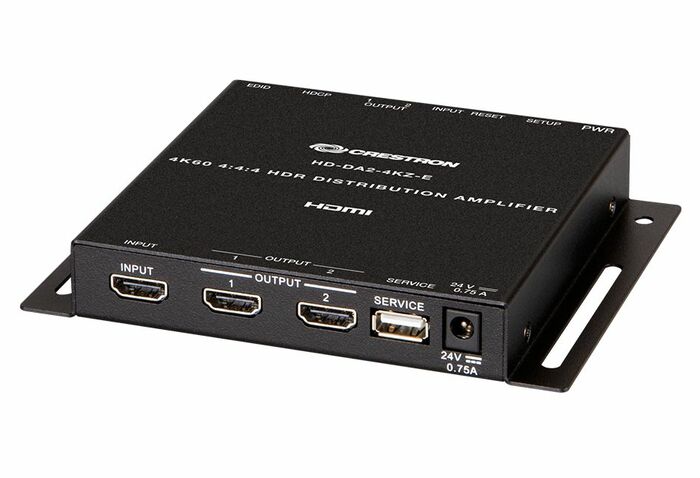 Crestron HD-DA2-4KZ-E 1:2 HDMI Distribution Amplifier With 4K60 4:4:4 And HDR Support