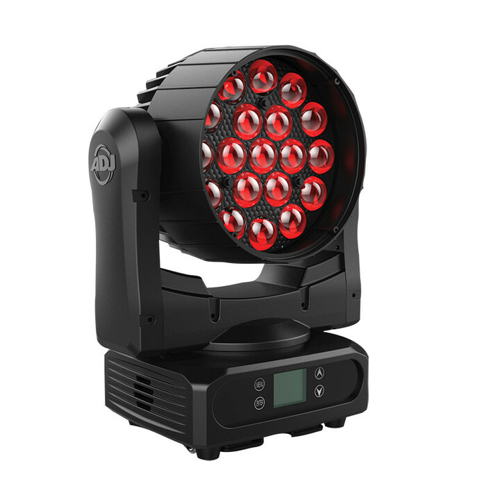 ADJ Vizi Wash Z19 19x20W RGBW LED Moving Head Wash With Zoom