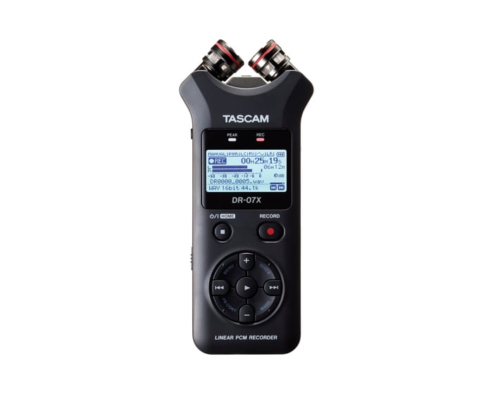 Tascam DR-07X Stereo Handheld Digital Audio Recorder/USB Audio Interface