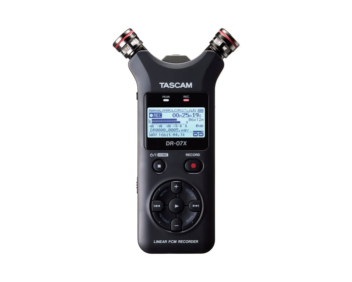 Tascam DR-07X Stereo Handheld Digital Audio Recorder/USB Audio Interface