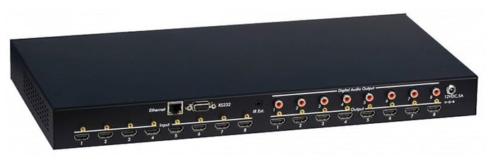 MuxLab 500443 8x8 4k60p HDMI Matrix Switch