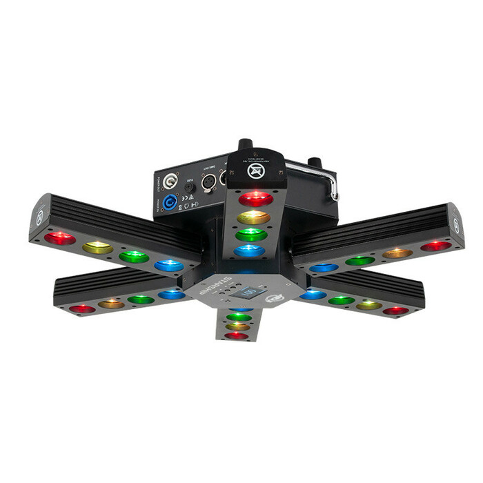 ADJ STARSHIP Center Piece Effect With 24x 15W RGBA LEDs On 6 Tilting Arms